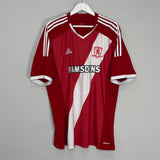 Shop 2014/15 MIDDLESBROUGH HOME SHIRT (XXL) ADIDAS, classic football shirts, vintage football shirts & retro soccer jerseys at Cult Kits