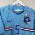 Shop 2008/09 NETHERLANDS VAN BRONCKHORST #5 *MATCH ISSUE* AWAY SHIRT (XL) NIKE, classic football shirts, vintage football shirts & retro soccer jerseys at Cult Kits