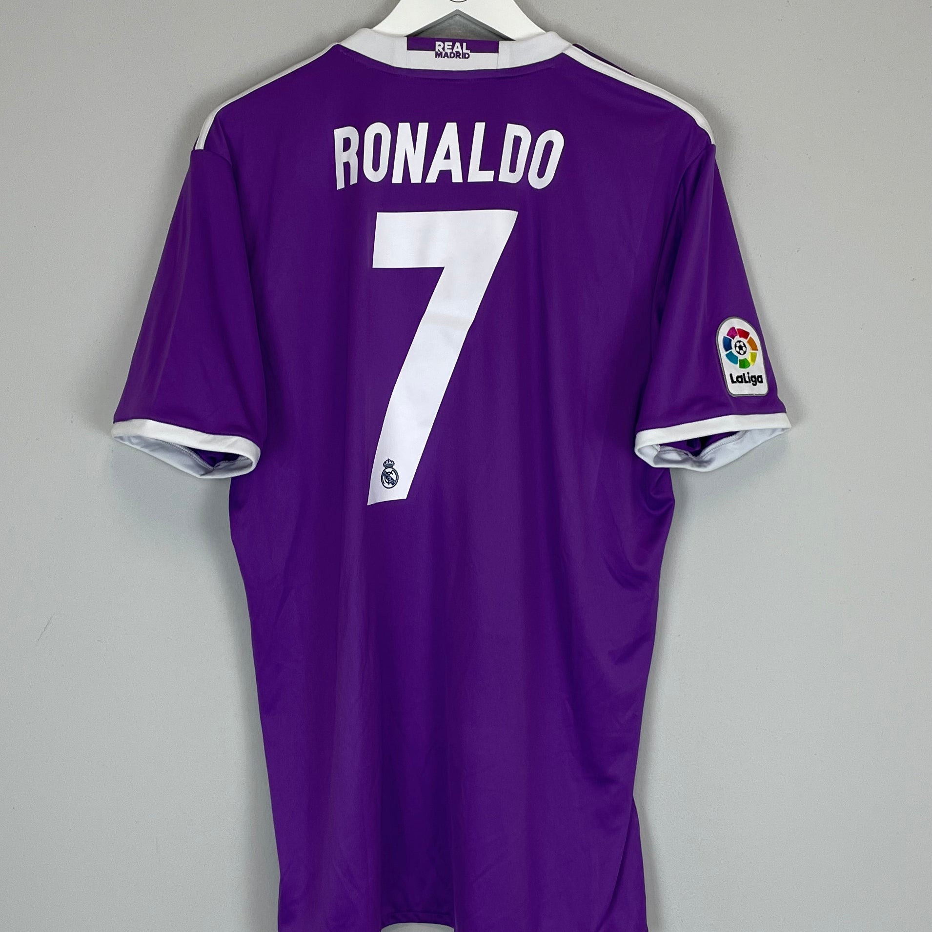 Shop 2016/17 REAL MADRID RONALDO #7 AWAY SHIRT (L) ADIDAS, classic football shirts, vintage football shirts & retro soccer jerseys at Cult Kits