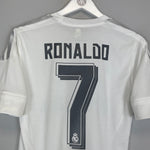 Shop 2015/16 REAL MADRID RONALDO #7 *PLAYER ISSUE* HOME SHIRT (S) ADIDAS, classic football shirts, vintage football shirts & retro soccer jerseys at Cult Kits