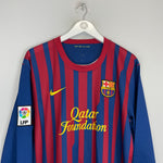 Shop 2011/12 BARCELONA MESSI #10 L/S HOME SHIRT (XL) NIKE, classic football shirts, vintage football shirts & retro soccer jerseys at Cult Kits