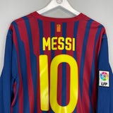 Shop 2011/12 BARCELONA MESSI #10 L/S HOME SHIRT (XL) NIKE, classic football shirts, vintage football shirts & retro soccer jerseys at Cult Kits