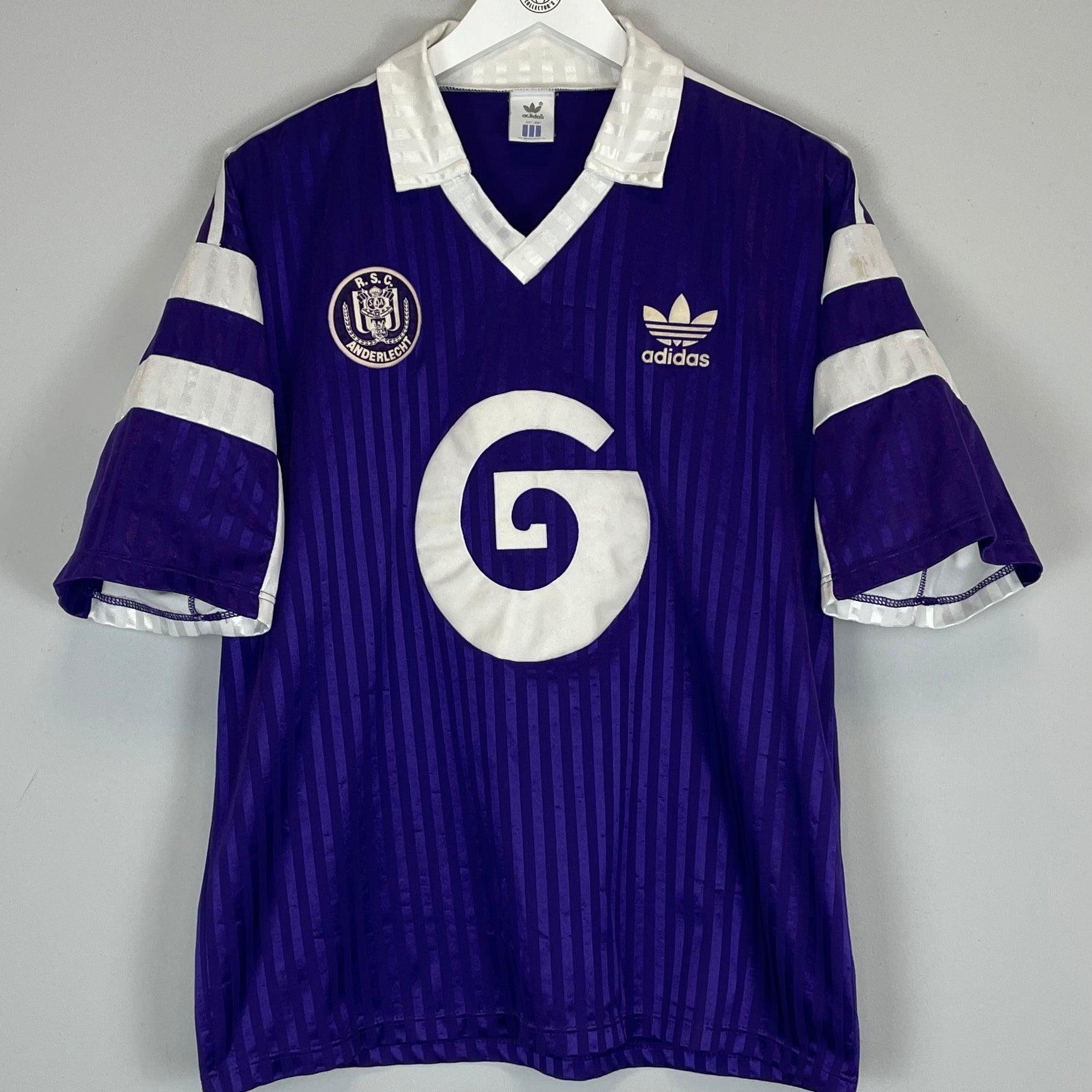 Shop 1990/92 ANDERLECHT HOME SHIRT (XL) ADIDAS, classic football shirts, vintage football shirts & retro soccer jerseys at Cult Kits
