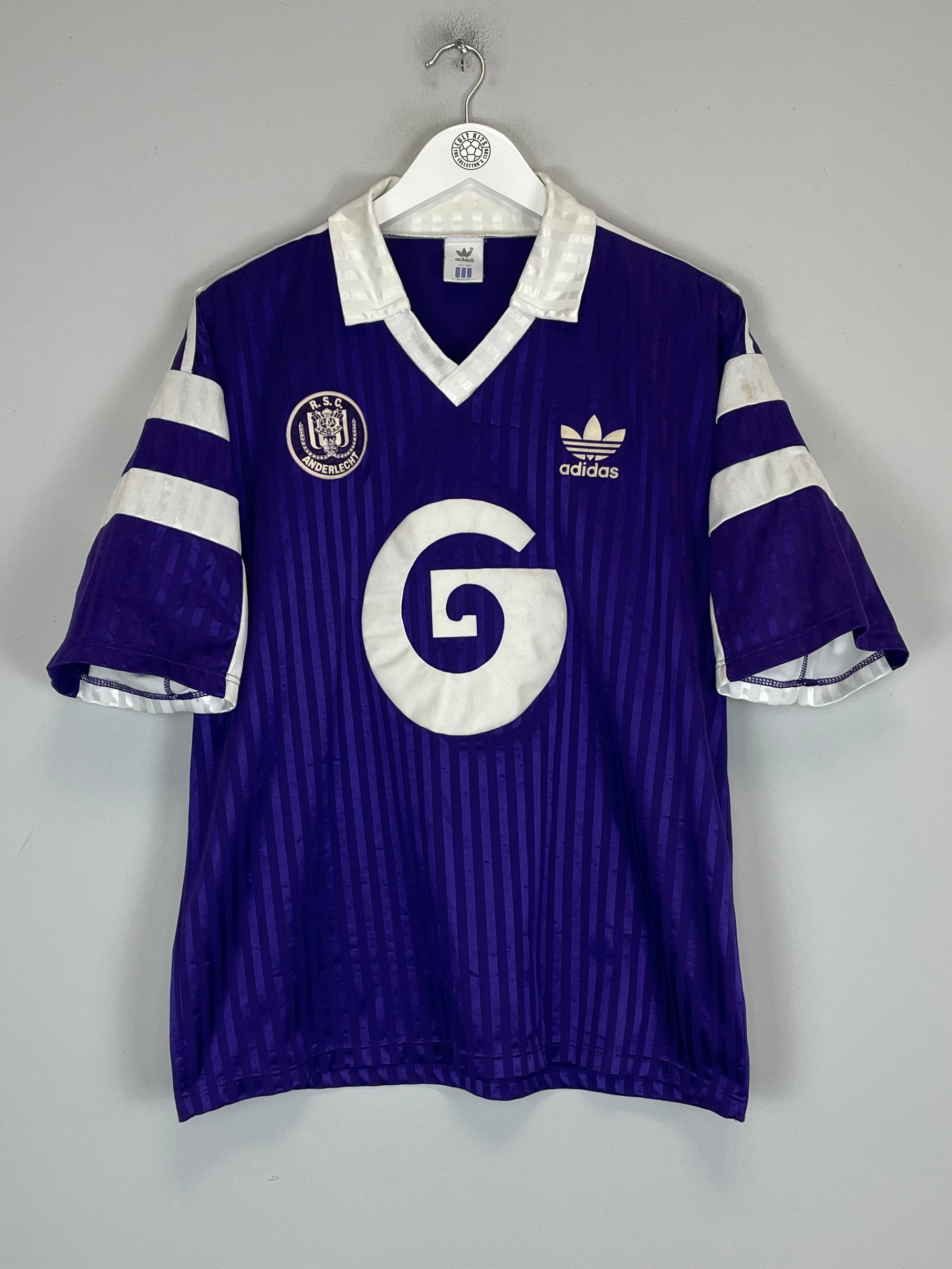 Shop 1990/92 ANDERLECHT HOME SHIRT (XL) ADIDAS, classic football shirts, vintage football shirts & retro soccer jerseys at Cult Kits