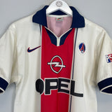 Shop 1997/98 PSG AWAY SHIRT (M) NIKE, classic football shirts, vintage football shirts & retro soccer jerseys at Cult Kits