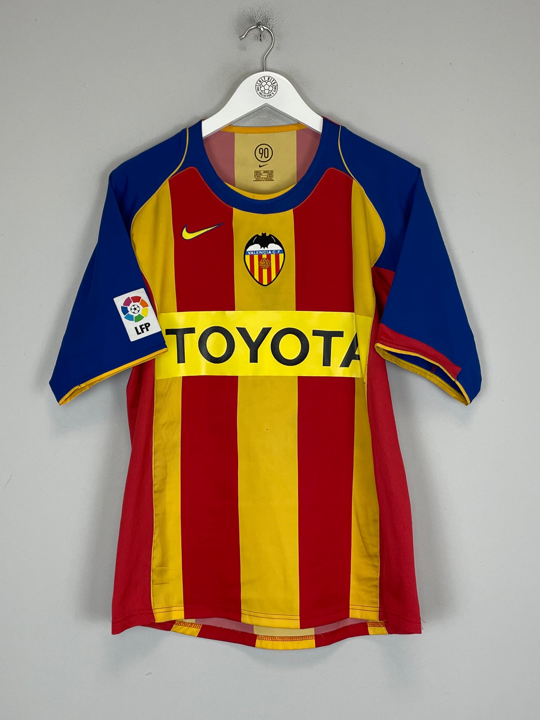 Shop 2004/05 VALENCIA AIMAR #21 THIRD SHIRT (M) NIKE, classic football shirts, vintage football shirts & retro soccer jerseys at Cult Kits