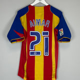 Shop 2004/05 VALENCIA AIMAR #21 THIRD SHIRT (M) NIKE, classic football shirts, vintage football shirts & retro soccer jerseys at Cult Kits