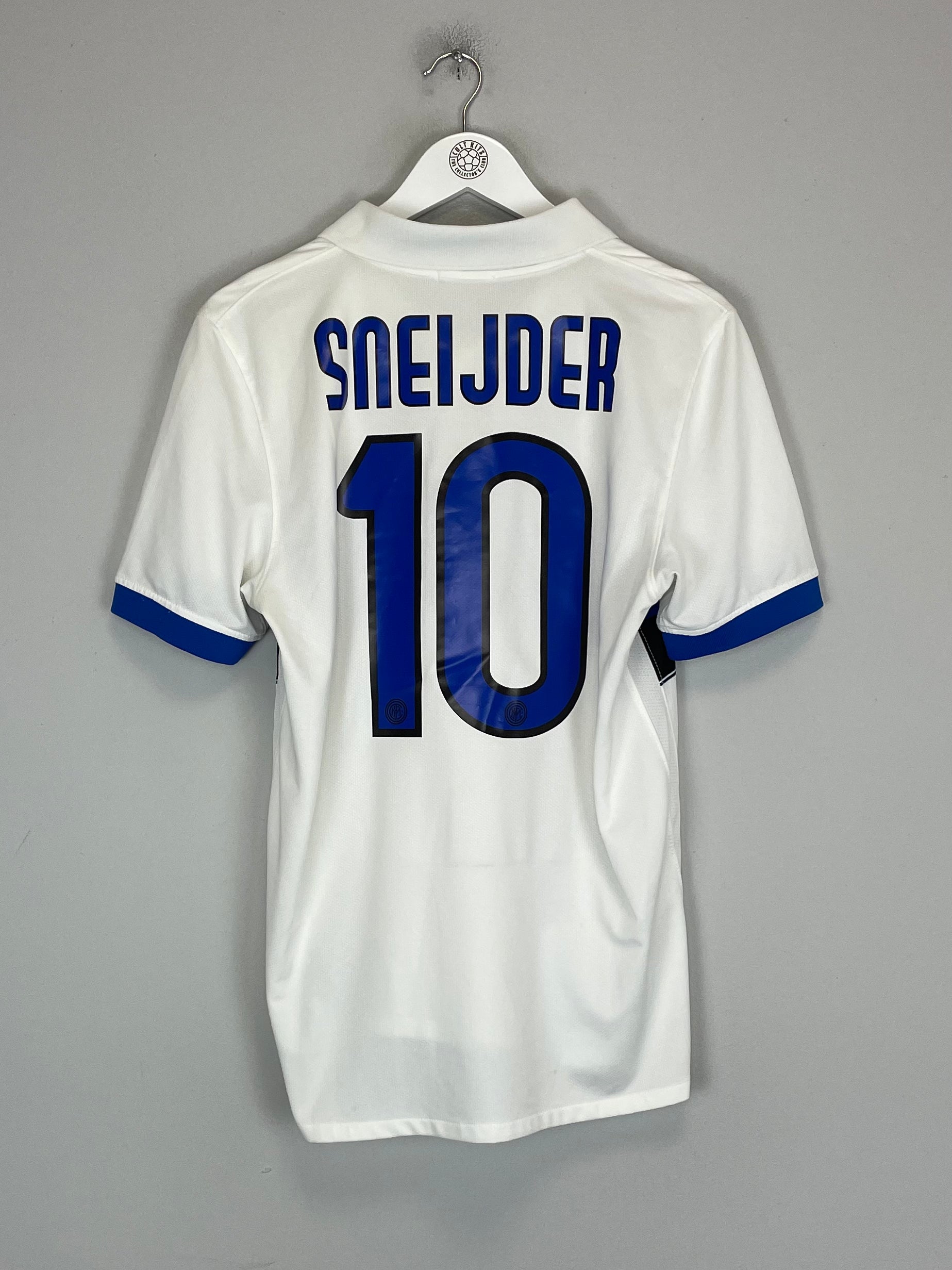 Shop 2009/10 INTER MILAN SNEIJDER #10 AWAY SHIRT (M) NIKE, classic football shirts, vintage football shirts & retro soccer jerseys at Cult Kits