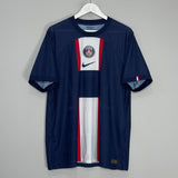 Shop 2022/23 PSG AUTHENTIC HOME SHIRT (XL) NIKE, classic football shirts, vintage football shirts & retro soccer jerseys at Cult Kits