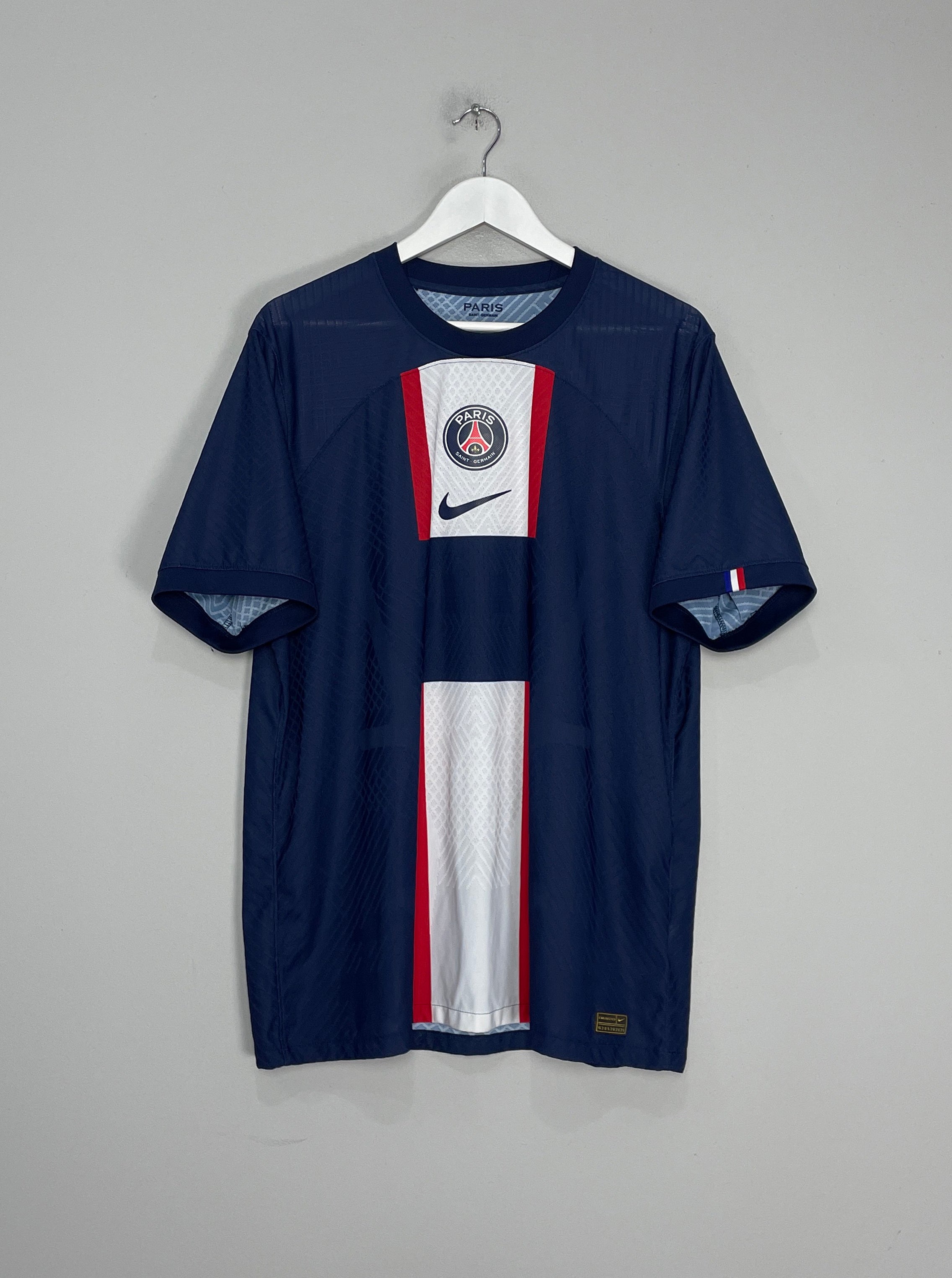 Shop 2022/23 PSG AUTHENTIC HOME SHIRT (XL) NIKE, classic football shirts, vintage football shirts & retro soccer jerseys at Cult Kits
