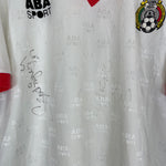 Shop 1997/98 MEXICO *SIGNED* TRAINING SHIRT (M) ABA SPORT, classic football shirts, vintage football shirts & retro soccer jerseys at Cult Kits