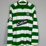 Shop 2008/10 CELTIC NAKAMURA #25 L/S C/L HOME SHIRT (XL) NIKE, classic football shirts, vintage football shirts & retro soccer jerseys at Cult Kits