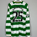 Shop 2008/10 CELTIC NAKAMURA #25 L/S C/L HOME SHIRT (XL) NIKE, classic football shirts, vintage football shirts & retro soccer jerseys at Cult Kits