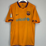Shop 2006/08 BARCELONA RONALDINHO #10 AWAY SHIRT (L) NIKE, classic football shirts, vintage football shirts & retro soccer jerseys at Cult Kits