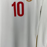 Shop 2009/10 SERBIA STANKOVIC #10 *PLAYER ISSUE* L/S AWAY SHIRT (L) NIKE, classic football shirts, vintage football shirts & retro soccer jerseys at Cult Kits