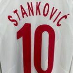 Shop 2009/10 SERBIA STANKOVIC #10 *PLAYER ISSUE* L/S AWAY SHIRT (L) NIKE, classic football shirts, vintage football shirts & retro soccer jerseys at Cult Kits