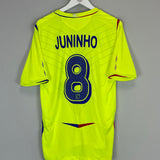 Shop 2008/09 LYON JUNINHO #8 THIRD SHIRT (L) UMBRO, classic football shirts, vintage football shirts & retro soccer jerseys at Cult Kits