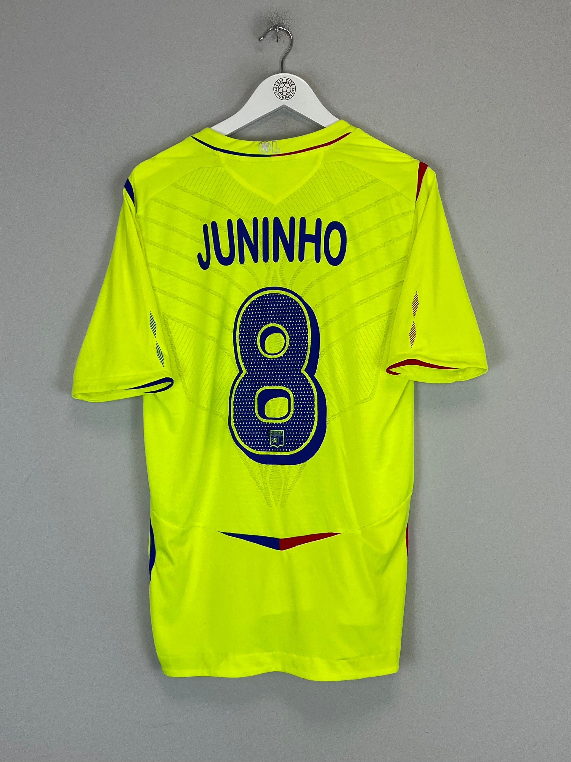 Shop 2008/09 LYON JUNINHO #8 THIRD SHIRT (L) UMBRO, classic football shirts, vintage football shirts & retro soccer jerseys at Cult Kits