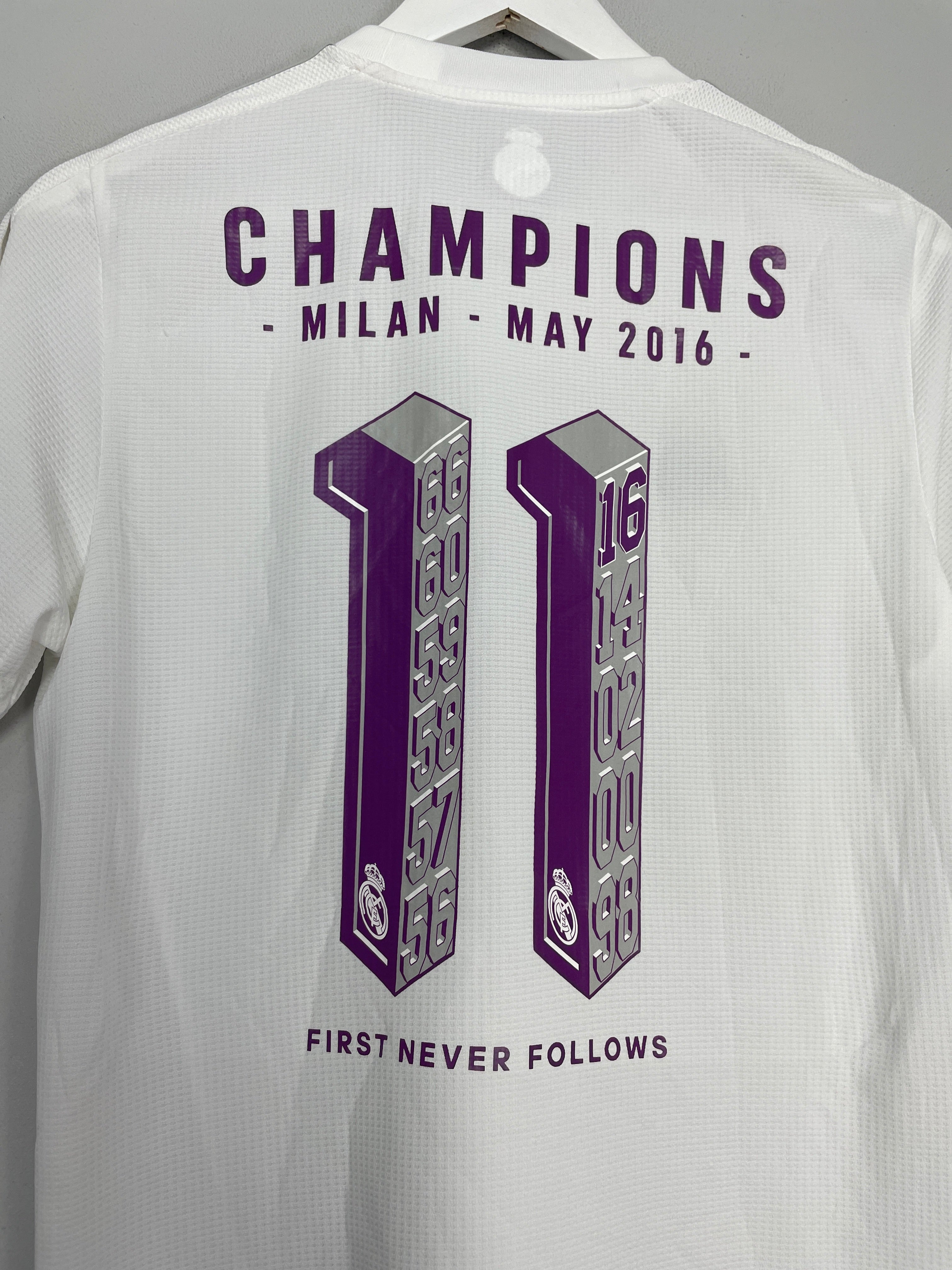 Adidas real madrid champions league winners t-shirt top