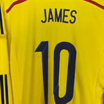 Shop 2014/15 COLOMBIA JAMES #10 L/S HOME SHIRT (M) ADIDAS, classic football shirts, vintage football shirts & retro soccer jerseys at Cult Kits