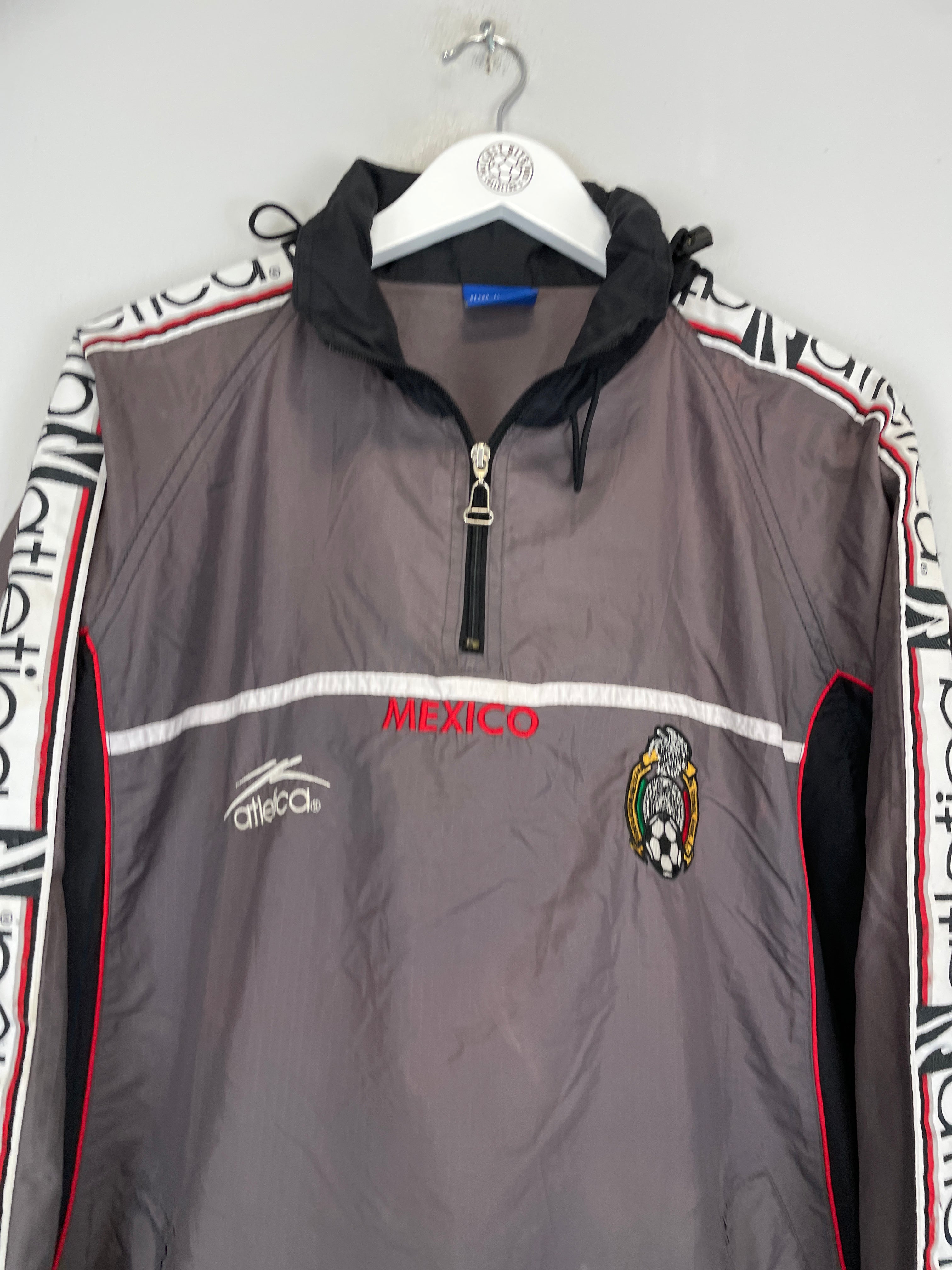 Shop 2000/02 MEXICO 1/4 ZIP (L) ATLETICA, classic football shirts, vintage football shirts & retro soccer jerseys at Cult Kits
