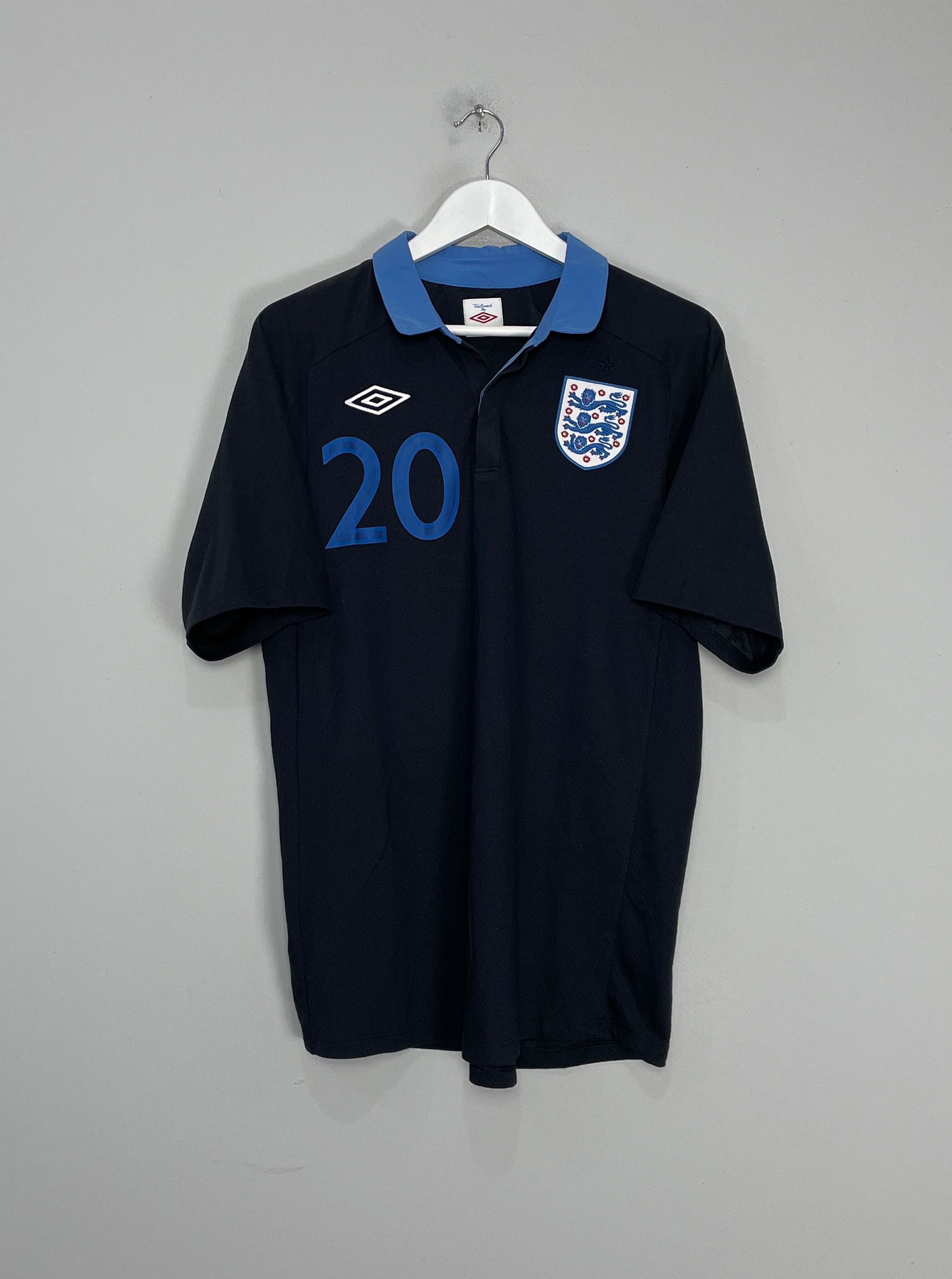 Shop 2011/12 ENGLAND CHAMBERLAIN #20 AWAY SHIRT (L) UMBRO, classic football shirts, vintage football shirts & retro soccer jerseys at Cult Kits