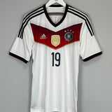 Shop 2014/15 GERMANY GOTZE #19 HOME SHIRT (M) ADIDAS, classic football shirts, vintage football shirts & retro soccer jerseys at Cult Kits