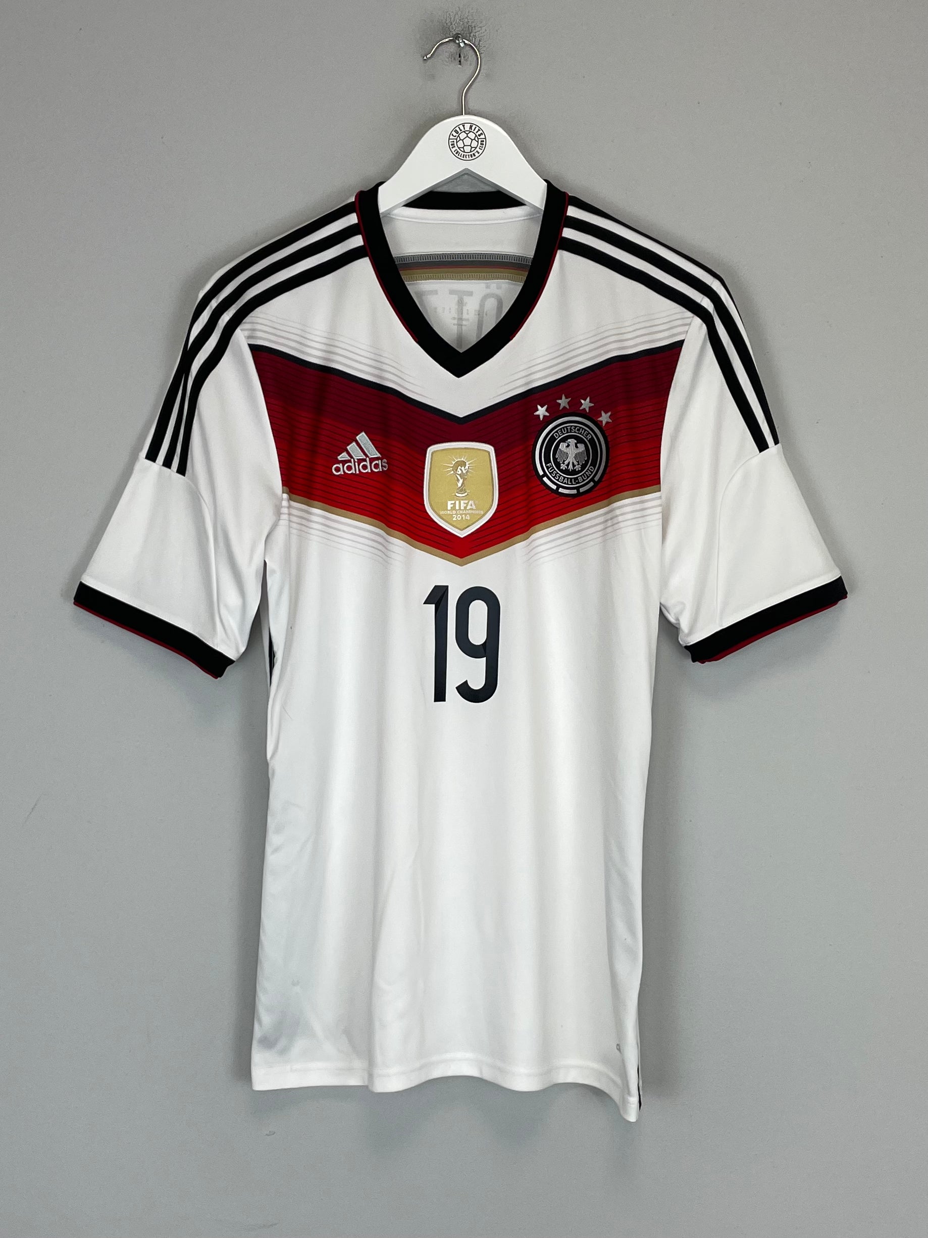 Shop 2014/15 GERMANY GOTZE #19 HOME SHIRT (M) ADIDAS, classic football shirts, vintage football shirts & retro soccer jerseys at Cult Kits