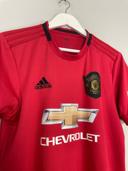 2019/20 MANCHESTER UNITED FERNANDES #18 HOME SHIRT (M) ADIDAS