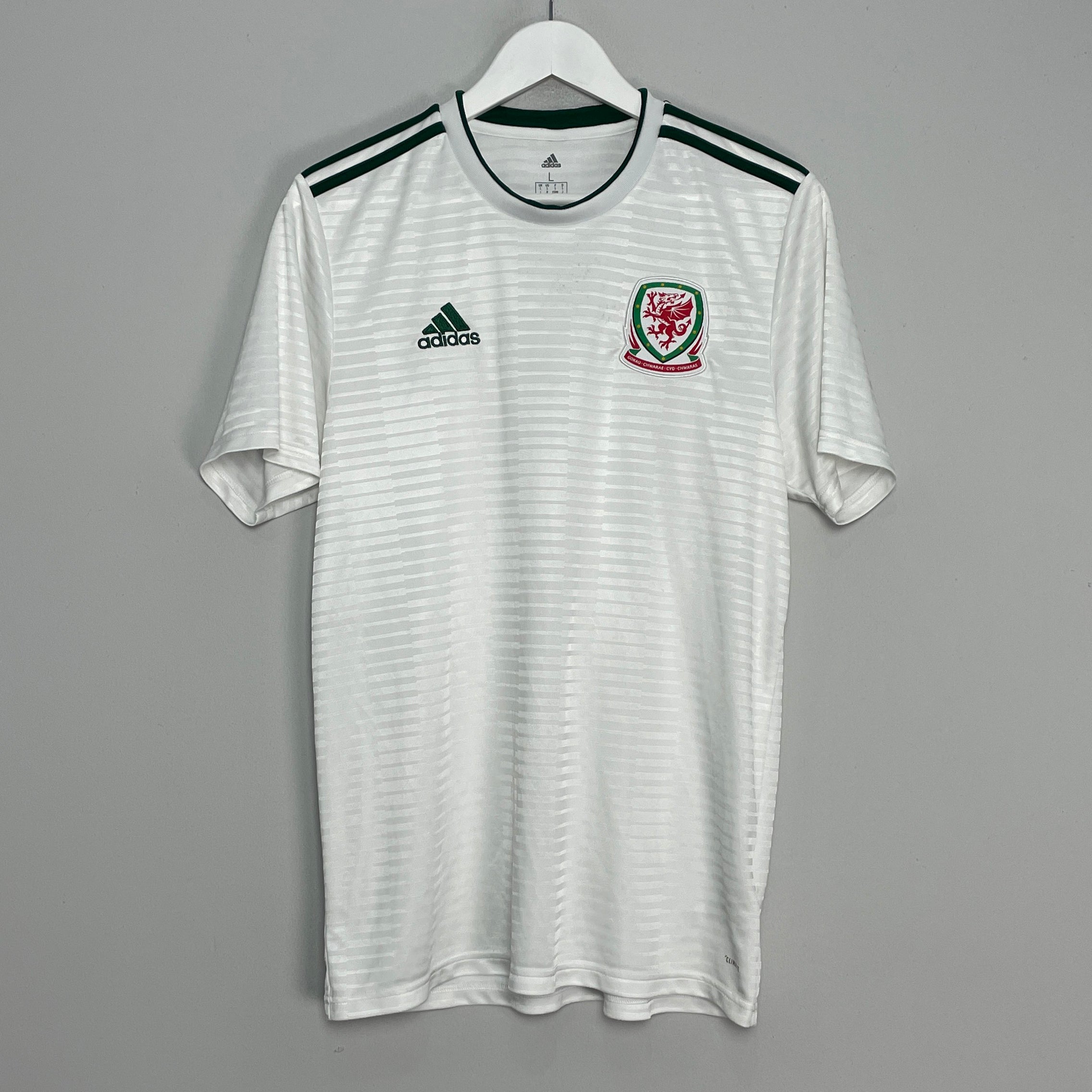 Shop 2018/19 WALES AWAY SHIRT (L) ADIDAS, classic football shirts, vintage football shirts & retro soccer jerseys at Cult Kits