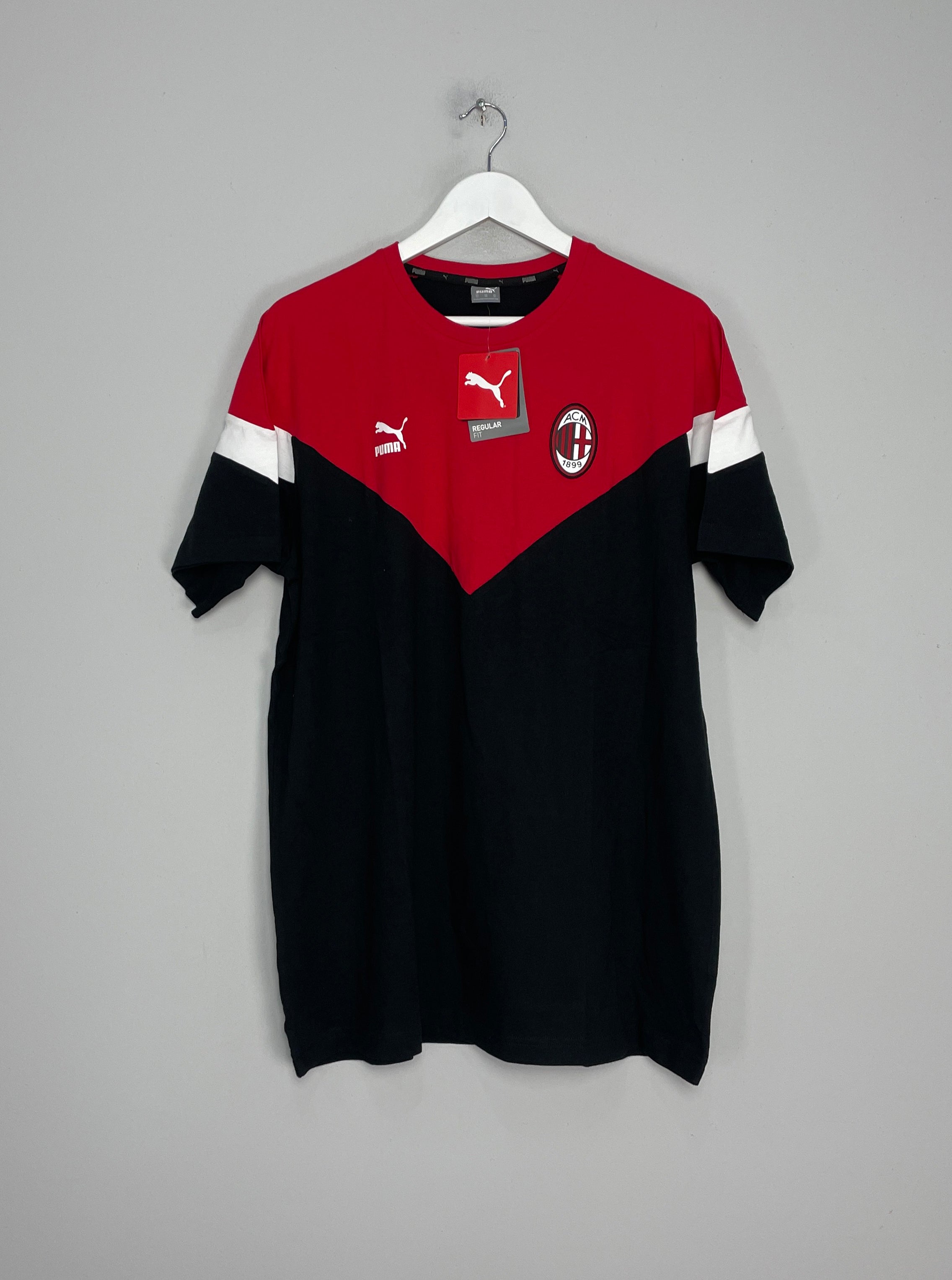 Shop 2019/20 AC MILAN *BNWT* PUMA ICONIC T-SHIRT (XL), classic football shirts, vintage football shirts & retro soccer jerseys at Cult Kits