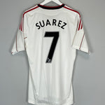 Shop 2010/11 LIVERPOOL SUAREZ #7 AWAY SHIRT (L) ADIDAS, classic football shirts, vintage football shirts & retro soccer jerseys at Cult Kits