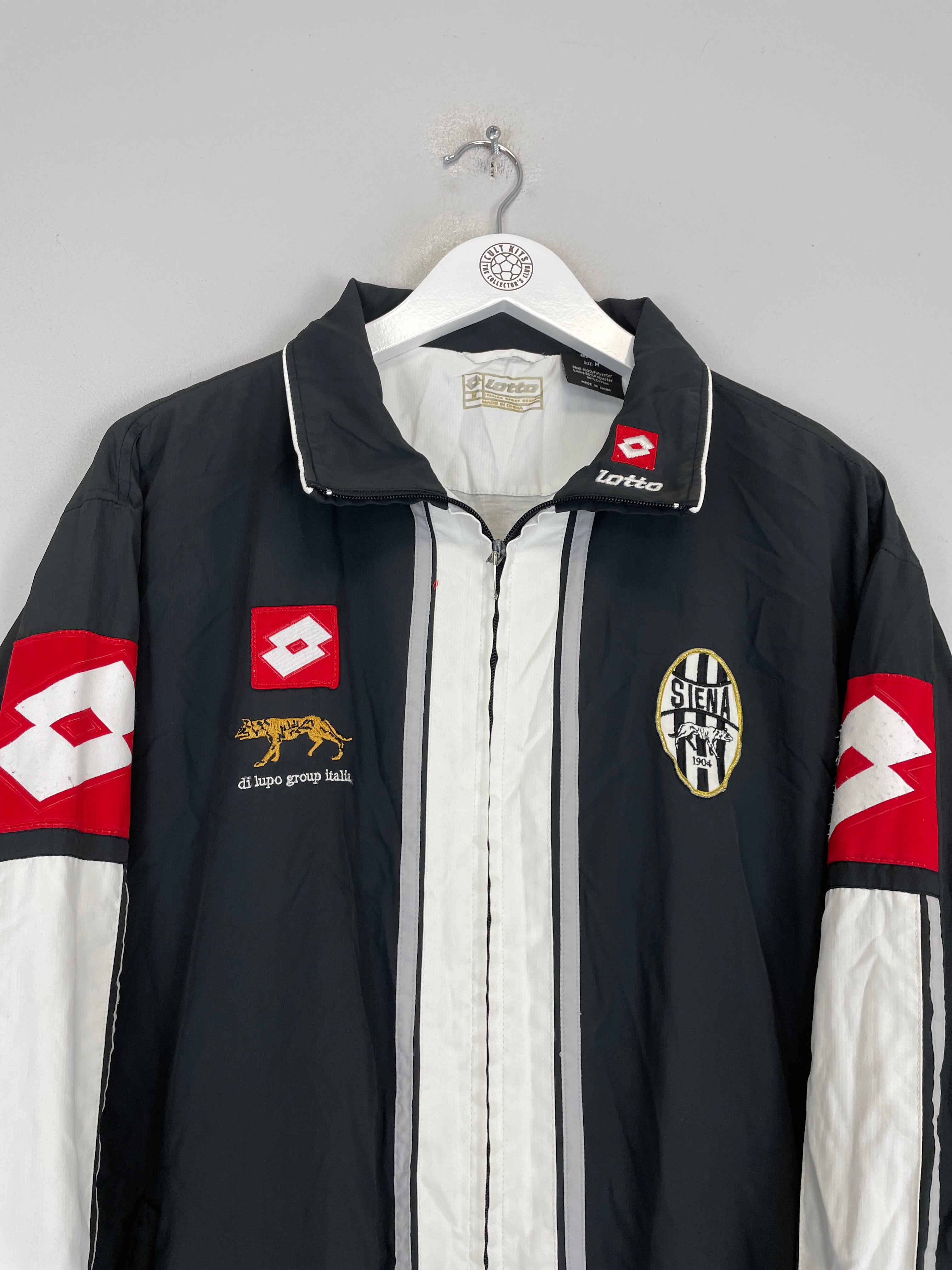 Shop 2003/04 SIENA TRACK JACKET (M) LOTTO, classic football shirts, vintage football shirts & retro soccer jerseys at Cult Kits