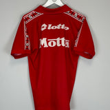 Shop 1993/95 AC MILAN TRAINING SHIRT (M) LOTTO, classic football shirts, vintage football shirts & retro soccer jerseys at Cult Kits