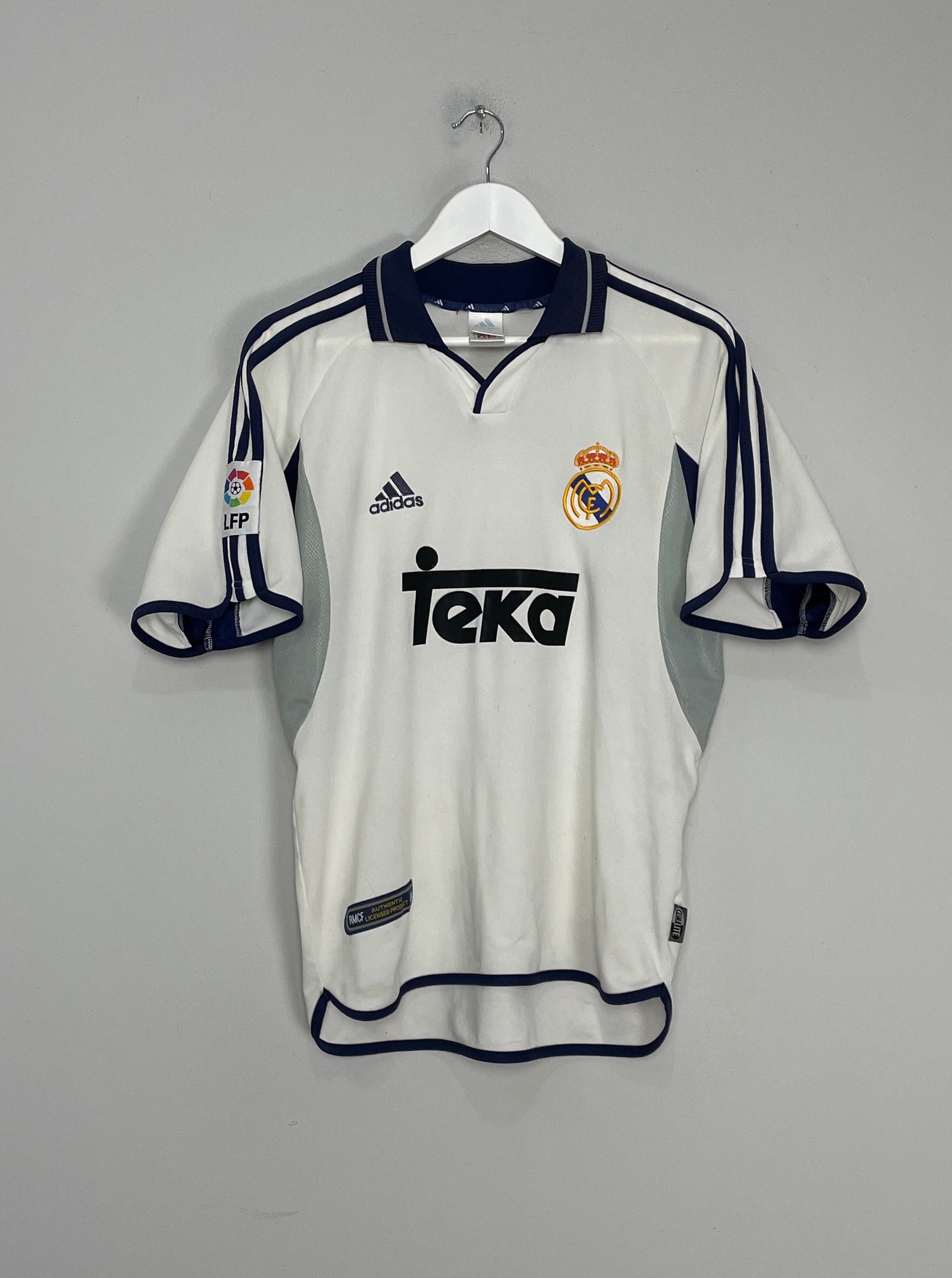 Shop 2000/01 REAL MADRID FIGO #10 HOME SHIRT (S) ADIDAS, classic football shirts, vintage football shirts & retro soccer jerseys at Cult Kits