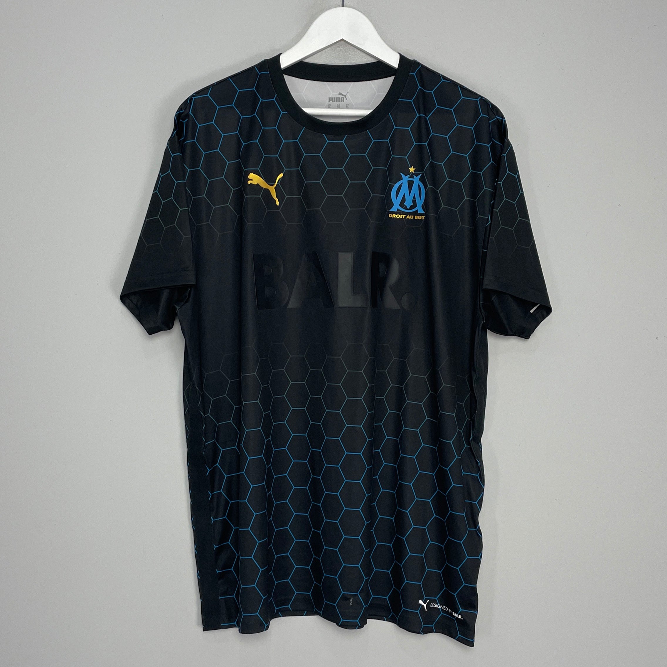Shop 2020/21 MARSEILLE X BALR SHIRT (XL) PUMA, classic football shirts, vintage football shirts & retro soccer jerseys at Cult Kits