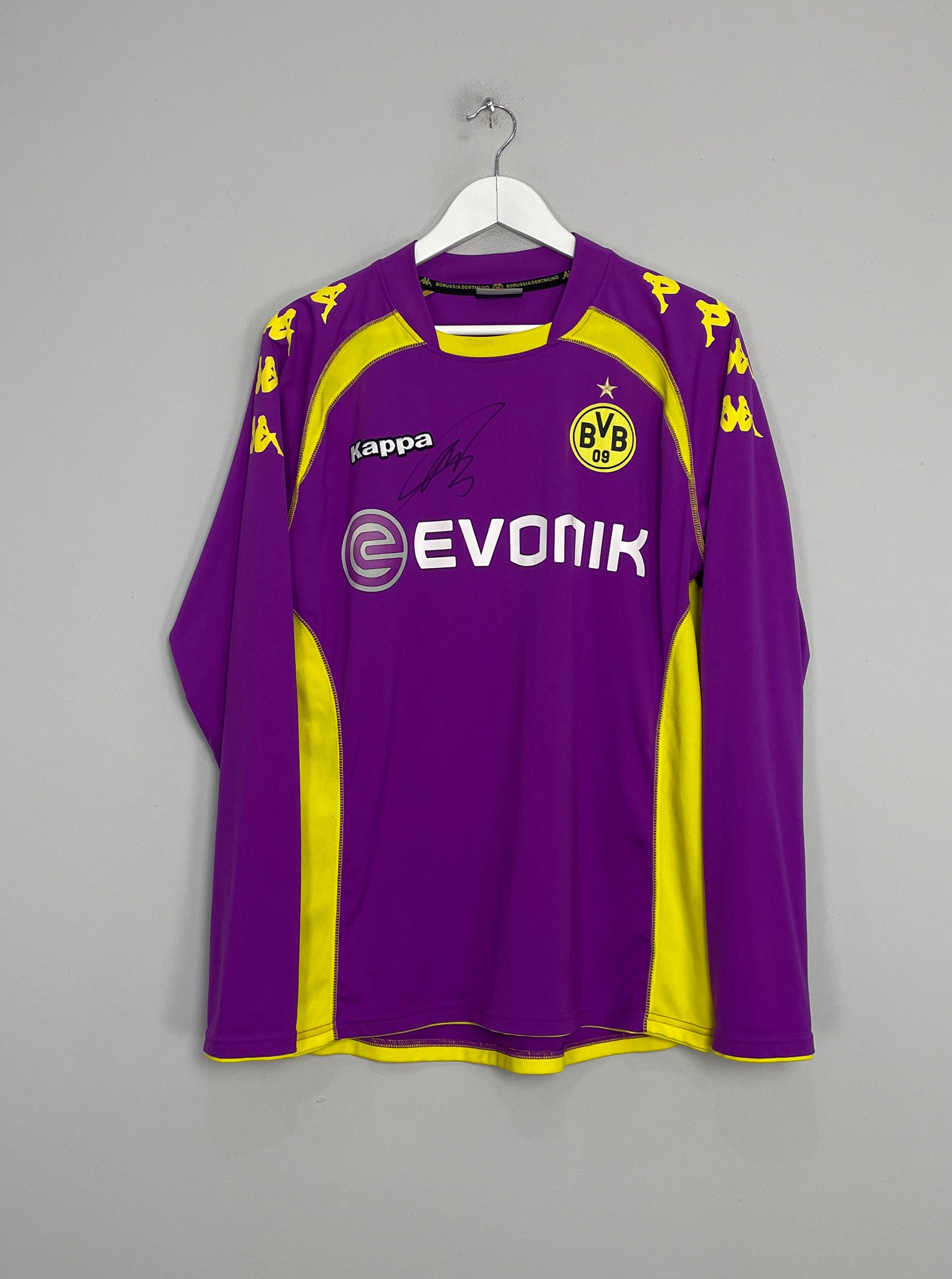 Shop 2009/10 DORTMUND *SIGNED* GK SHIRT (XL) KAPPA, classic football shirts, vintage football shirts & retro soccer jerseys at Cult Kits