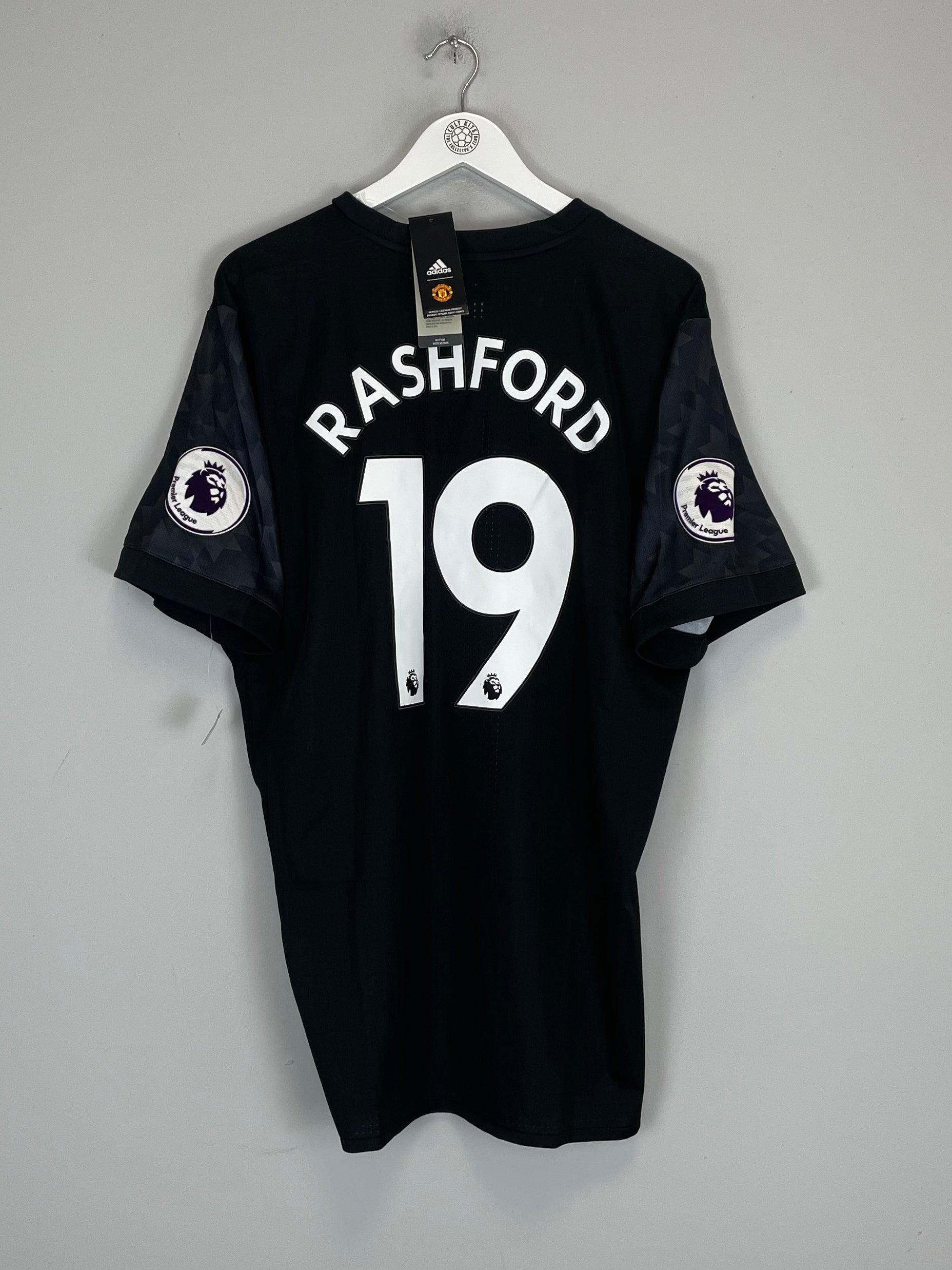 Shop 2017/18 MANCHESTER UNITED RASHFORD #19 *BNWT* AUTHENTIC AWAY SHIRT (XXL) ADIDAS, classic football shirts, vintage football shirts & retro soccer jerseys at Cult Kits