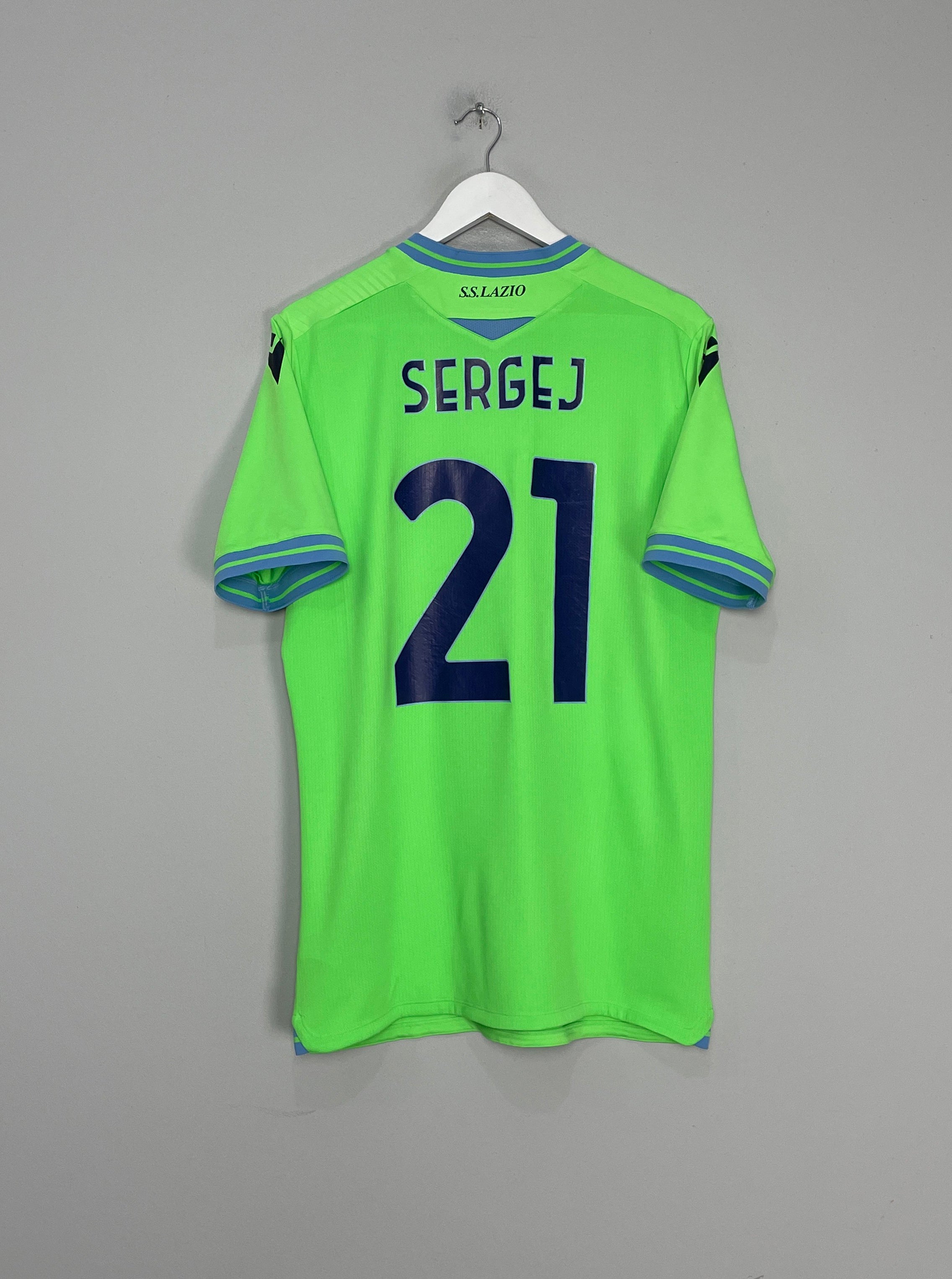 2020/21 LAZIO SERGEJ #21 AWAY SHIRT (XL) MACRON
