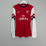 Shop 2012/14 ARSENAL MERTESACKER #4 *PLAYER ISSUE* HOME SHIRT (M) NIKE, classic football shirts, vintage football shirts & retro soccer jerseys at Cult Kits