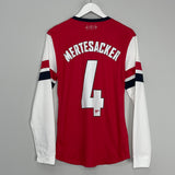 Shop 2012/14 ARSENAL MERTESACKER #4 *PLAYER ISSUE* HOME SHIRT (M) NIKE, classic football shirts, vintage football shirts & retro soccer jerseys at Cult Kits