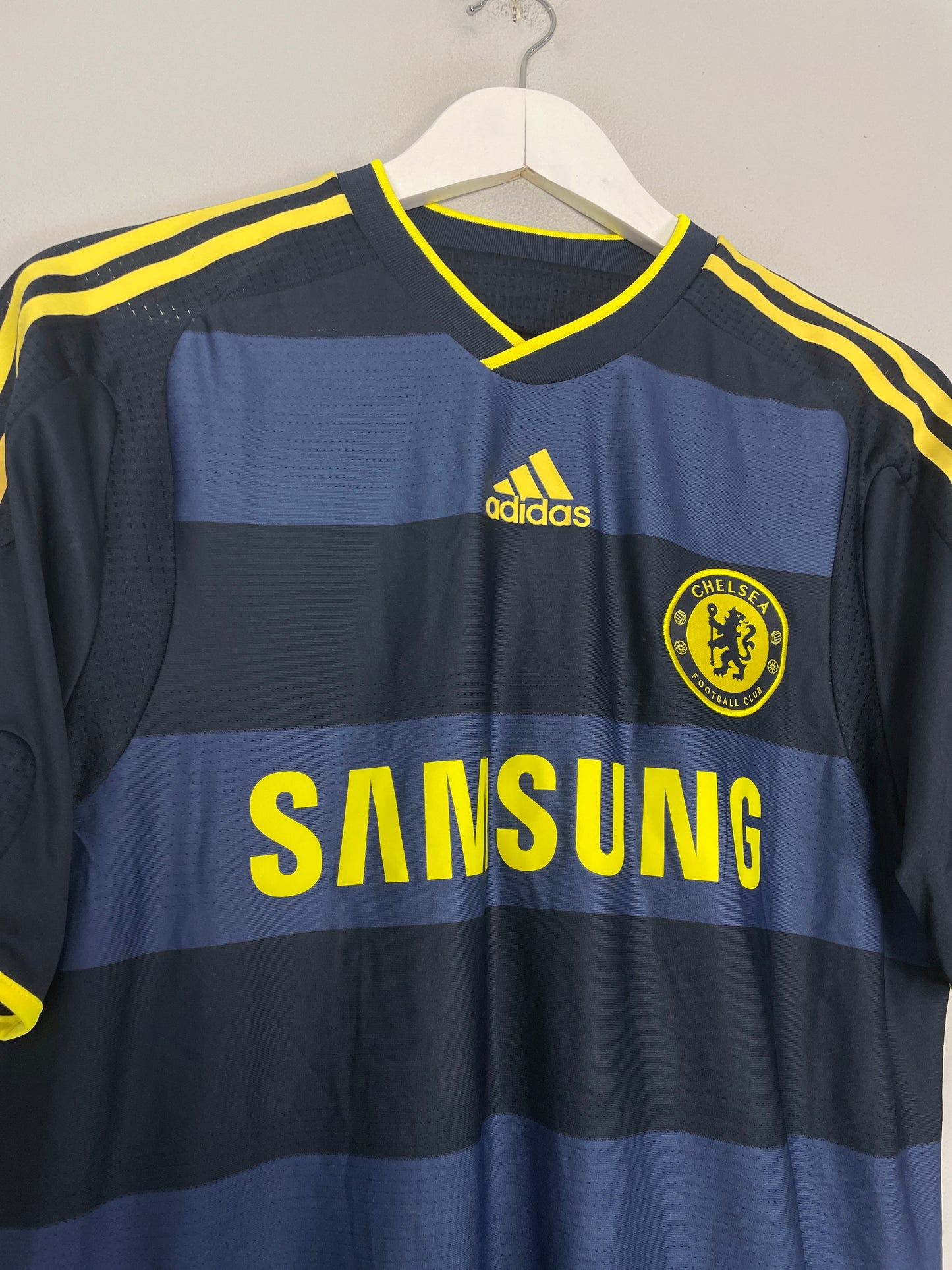 2009/10 CHELSEA DROGBA #11 *MATCH ISSUE* AWAY SHIRT (M) ADIDAS