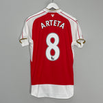 2015/16 ARSENAL ARTETA #8 HOME SHIRT (M) PUMA