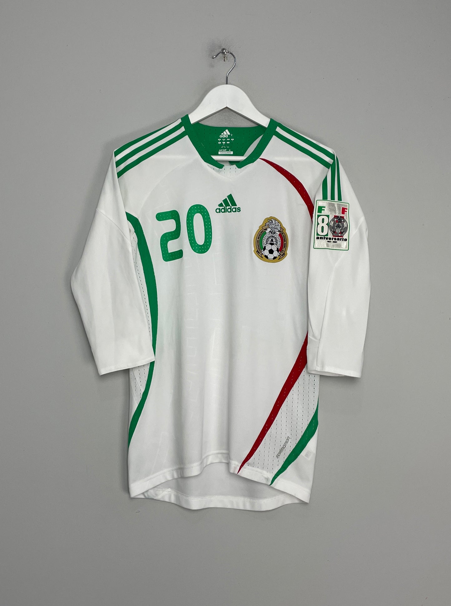 2008/09 MEXICO #20 *PLAYER ISSUE* AWAY SHIRT (M) ADIDAS