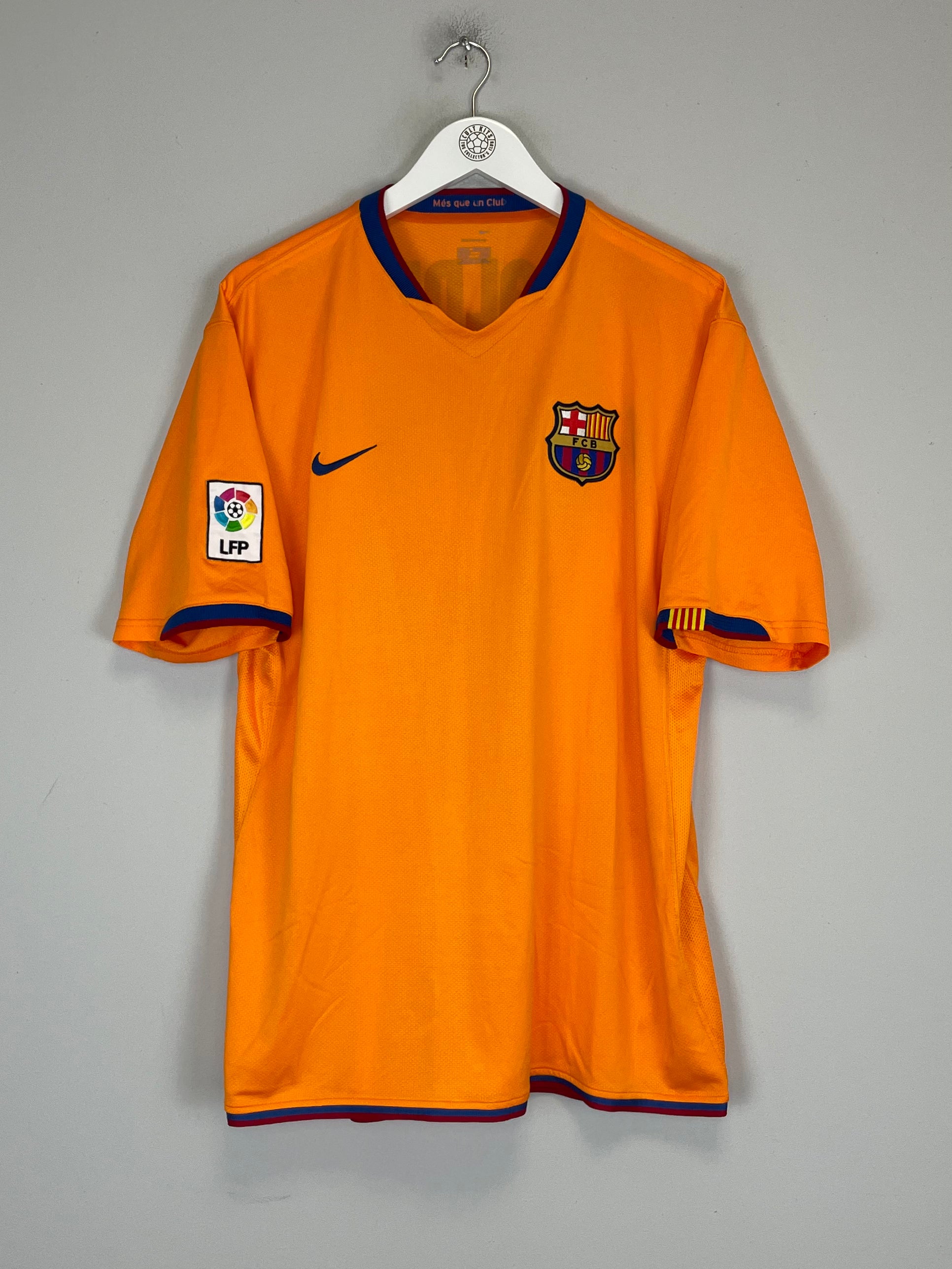Shop 2006/08 BARCELONA RONALDINHO #10 AWAY SHIRT (XL) NIKE, classic football shirts, vintage football shirts & retro soccer jerseys at Cult Kits