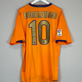 Shop 2006/08 BARCELONA RONALDINHO #10 AWAY SHIRT (XL) NIKE, classic football shirts, vintage football shirts & retro soccer jerseys at Cult Kits