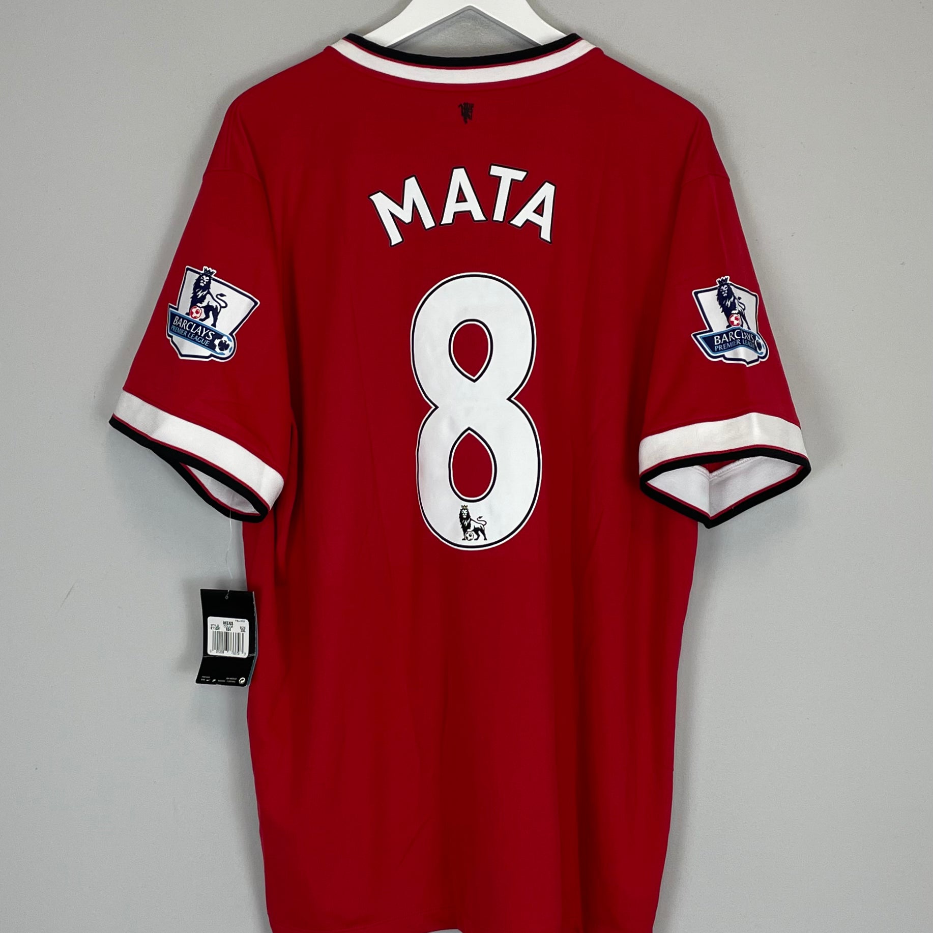 Shop 2014/15 MANCHESTER UNITED MATA #8 *BNWT* HOME SHIRT (XXL) NIKE, classic football shirts, vintage football shirts & retro soccer jerseys at Cult Kits