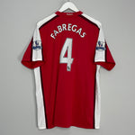 2008/10 ARSENAL FABREGAS #4 HOME SHIRT (XL) NIKE