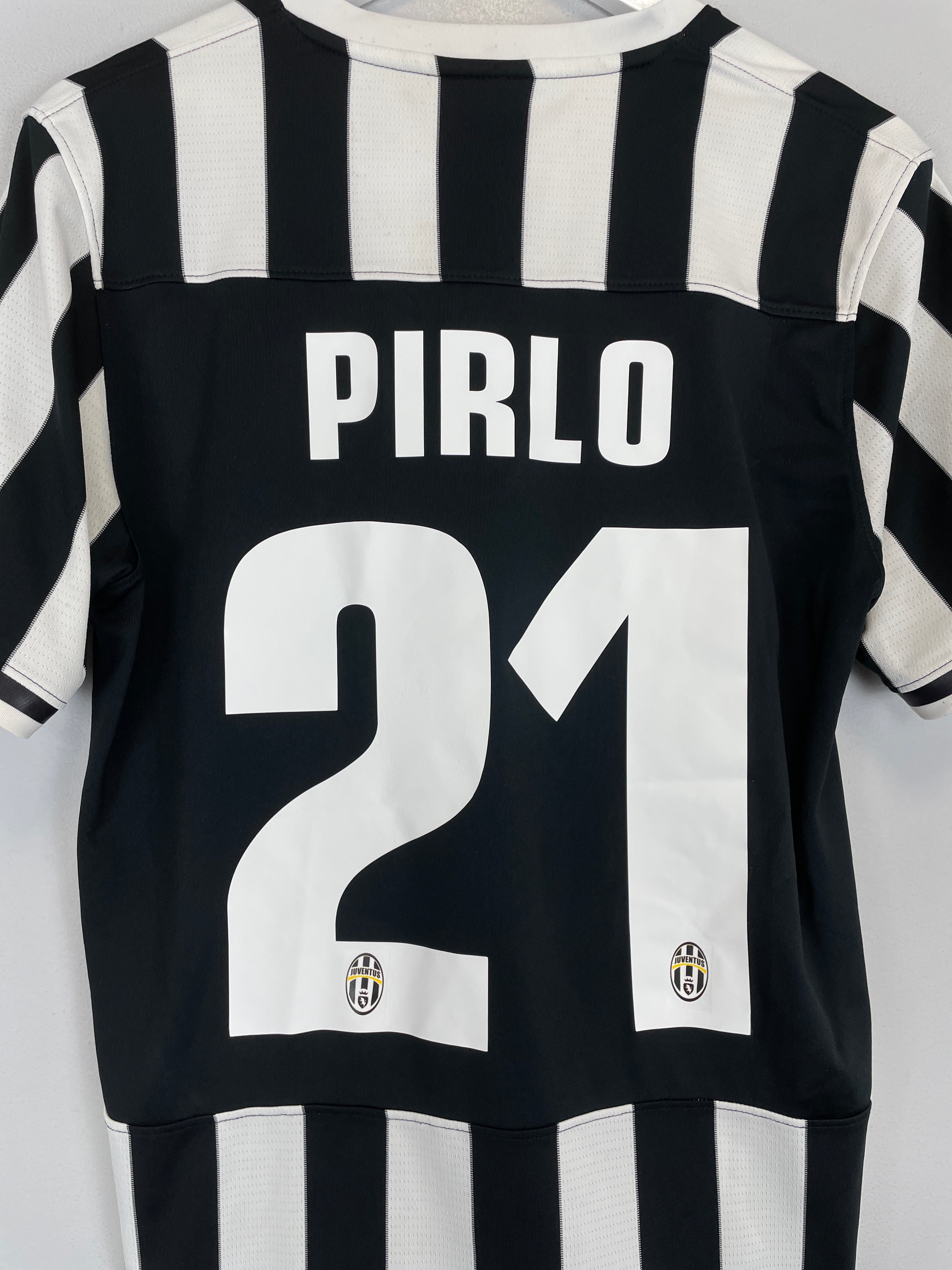 Shop 2013/14 JUVENTUS PIRLO #21 HOME SHIRT (M) NIKE, classic football shirts, vintage football shirts & retro soccer jerseys at Cult Kits