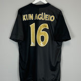 Shop 2013/14 MANCHESTER CITY KUN AGUERO #16 AWAY SHIRT (XL) NIKE, classic football shirts, vintage football shirts & retro soccer jerseys at Cult Kits